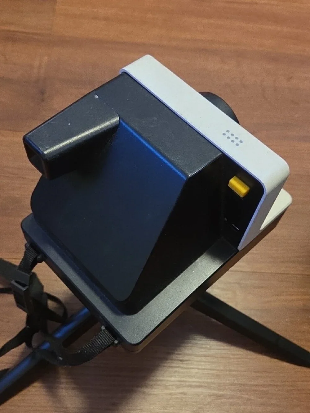 Polaroid White and Black OneStep Instant Camera with Red Shutter